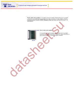 2000-200-LOADED datasheet  